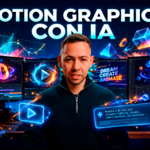 Curso Motion Graphics con IA de Marco Albanny